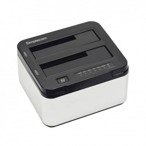 darrahopens Electronics > Computer Accessories Simplecom SD322 Dual Bay USB 3.0 Aluminium Docking Station for 2.5" and 3.5" SATA HDD Silver