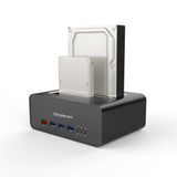 darrahopens Electronics > Computer Accessories Simplecom SD352 USB 3.0 to Dual SATA Aluminium Docking Station with 3-Port Hub and 1 Port 2.1A USB Charger