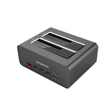 darrahopens Electronics > Computer Accessories Simplecom SD352 USB 3.0 to Dual SATA Aluminium Docking Station with 3-Port Hub and 1 Port 2.1A USB Charger