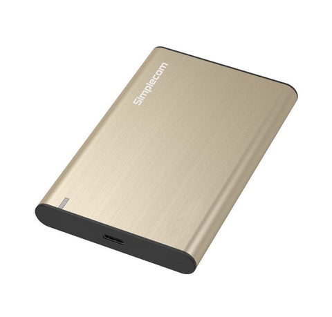 darrahopens Electronics > Computer Accessories Simplecom SE221 Aluminium 2.5'' SATA HDD/SSD to USB 3.1 Enclosure Gold
