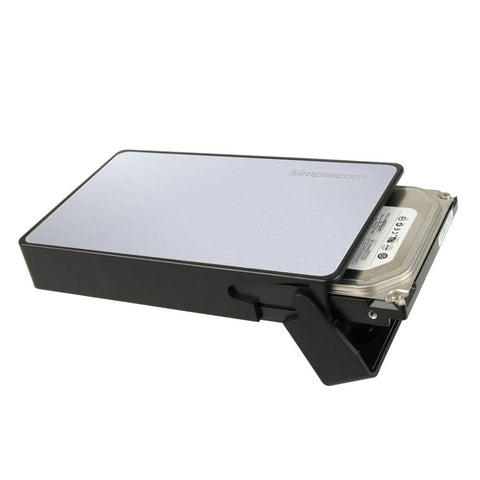 darrahopens Electronics > Computer Accessories Simplecom SE325 Tool Free 3.5" SATA HDD to USB 3.0 Hard Drive Enclosure Silver