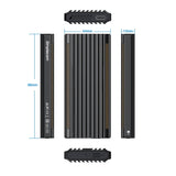 Darrahopens Electronics > Computer Accessories Simplecom SE525 NVMe / SATA M.2 SSD USB-C Enclosure with RGB Light USB 3.2 Gen 2 10Gbps