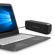 darrahopens Electronics > Computer Accessories Simplecom UM228 Portable USB Stereo Soundbar Speaker Plug and Play with Volume Control for PC Laptop