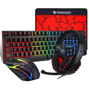 darrahopens Electronics > Computer Accessories T-Wolf TF800 RGB 4-pcs Gaming Keyboard/Mouse/Headphone/Mouse Pad Kit Set