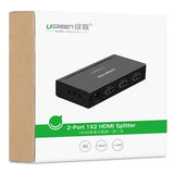 darrahopens Electronics > Computer Accessories UGREEN 1 x 2 HDMI Amplifier Splitter - Black (40201)