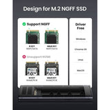 darrahopens Electronics > Computer Accessories UGREEN 10903 M.2 SATA NGFF SSD Hard Drive Enclosure