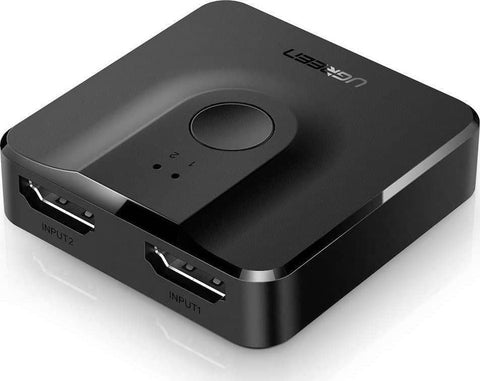 darrahopens Electronics > Computer Accessories UGREEN 2-Port 4K HDMI Switch/Splitter Black (50966)