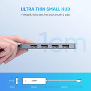 darrahopens Electronics > Computer Accessories UGREEN 4-Port USB3.0 Hub with Micro USB Power Supply 70336