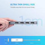 darrahopens Electronics > Computer Accessories UGREEN 4-Port USB3.0 Hub with Micro USB Power Supply 70336