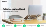 Darrahopens Electronics > Computer Accessories UGREEN 40289 Foldable Laptop Stand (Silver)