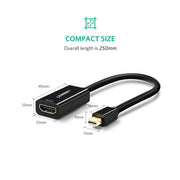 darrahopens Electronics > Computer Accessories UGREEN 40360 4K Mini DP to HDMI Adapter