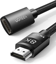 Darrahopens Electronics > Computer Accessories UGREEN 40447 HDMI Extension Cable 8K 60Hz 48Gbps Male to Female Cable 1M