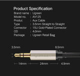 Darrahopens Electronics > Computer Accessories UGREEN 40788 Premium 3.5mm Male to 3.5mm Male Cable 20M