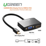 darrahopens Electronics > Computer Accessories UGreen 4K Mini DisplayPort to HDMI / VGA Adapter - Black (10439)