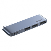darrahopens Electronics > Computer Accessories UGREEN 60564 Dual USB-C to USB3.0x3 + USB-C Adaptor