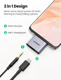 darrahopens Electronics > Computer Accessories UGREEN 70312 2-in-1 USB C to C and 3.5mm Adapter