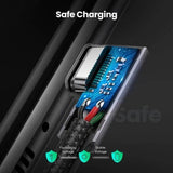 Darrahopens Electronics > Computer Accessories UGREEN 70529 60W Angle USB C to C Cable 1M