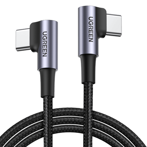 Darrahopens Electronics > Computer Accessories UGREEN 70529 60W Angle USB C to C Cable 1M