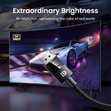 Darrahopens Electronics > Computer Accessories UGREEN 80390 DP V1.4 Male to Male Plastic Case Braided Cable 1M