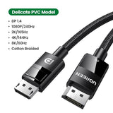 Darrahopens Electronics > Computer Accessories UGREEN 80390 DP V1.4 Male to Male Plastic Case Braided Cable 1M