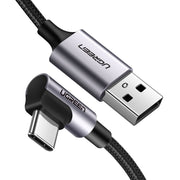 darrahopens Electronics > Computer Accessories UGreen Angled USB Type-C to USB 2.0A Cable 2.0m 50942