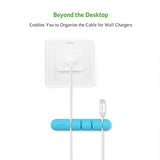 darrahopens Electronics > Computer Accessories UGREEN Cable Organizer (2pcs/pack) - Blue (30484)