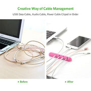 darrahopens Electronics > Computer Accessories UGREEN Cable Organizer (2pcs/pack) - Pink (30483)