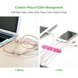 darrahopens Electronics > Computer Accessories UGREEN Cable Organizer (2pcs/pack) - Pink (30483)