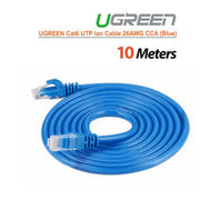 darrahopens Electronics > Computer Accessories UGREEN Cat6 UTP lan cable blue color 26AWG CCA 10M (11205)