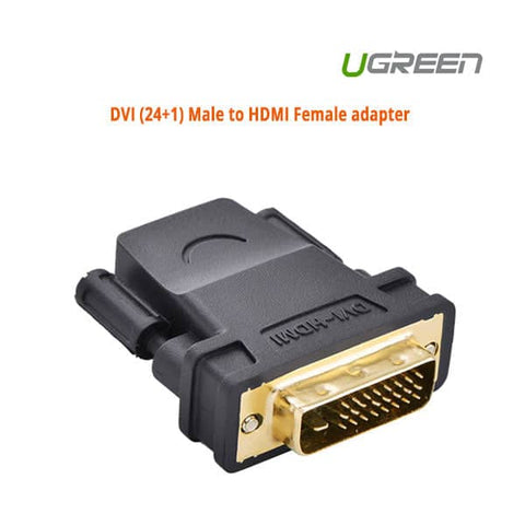 darrahopens Electronics > Computer Accessories UGREEN DVI (24+1) Male to HDMI Female adapter (20124)