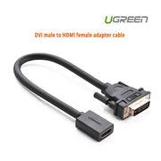 darrahopens Electronics > Computer Accessories UGREEN DVI male to HDMI female adapter cable (20118)