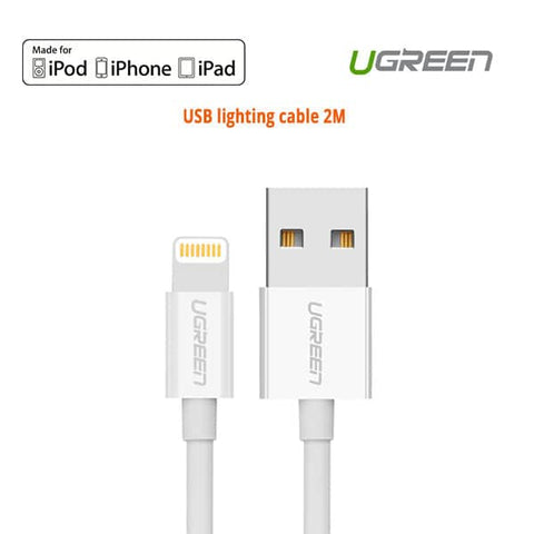 darrahopens Electronics > Computer Accessories UGREEN Lighting to USB cable 2M (20730)