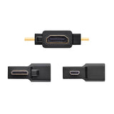 darrahopens Electronics > Computer Accessories UGREEN Micro HDMI + Mini HDMI Male to HDMI Female Adapter (20144)
