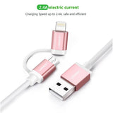 darrahopens Electronics > Computer Accessories UGREEN Micro-USB to USB Cable with MFI Certified iPhone Adapter 1.5M(30471)
