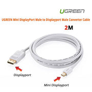 darrahopens Electronics > Computer Accessories UGREEN Mini DisplayPort Male to Displayport Male Converter Cable (10408)