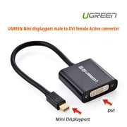darrahopens Electronics > Computer Accessories UGREEN Mini displayport male to DVI female Active converter (10448)