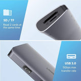 darrahopens Electronics > Computer Accessories UGREEN Type C 9 in 1 Multifunction Adapter- HDMI/ VGA/Gigabit/TypeC/USB3.0 x 3/SD/TF (40873)