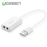 darrahopens Electronics > Computer Accessories UGREEN USB 2.0 External 3.5mm Sound Card Adapter (30143)