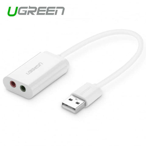 darrahopens Electronics > Computer Accessories UGREEN USB 2.0 External 3.5mm Sound Card Adapter (30143)