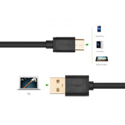 darrahopens Electronics > Computer Accessories UGREEN USB 2.0 Type A Male to USB 3.1 Type-C Male Charge & Sync Cable - White 1M (30165)