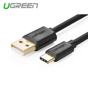 darrahopens Electronics > Computer Accessories UGREEN USB 2.0 Type A Male to USB 3.1 Type-C Male Charge & Sync Cable - White 1M (30165)