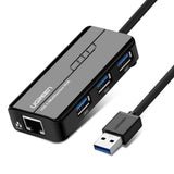 darrahopens Electronics > Computer Accessories UGREEN USB 3.0 Hub with Gigabit Ethernet Adapter (20265)
