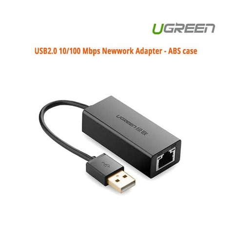 darrahopens Electronics > Computer Accessories UGREEN USB2.0 10/100 Mbps Network Adapter (20254)