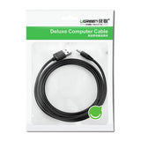 darrahopens Electronics > Computer Accessories UGREEN USB2.0-A to DC 3.5mm M/F Charging Cable 1m (Black) 10376