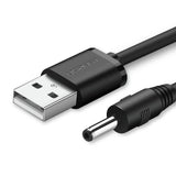 darrahopens Electronics > Computer Accessories UGREEN USB2.0-A to DC 3.5mm M/F Charging Cable 1m (Black) 10376