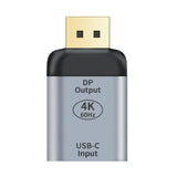darrahopens Electronics > Mobile Accessories ASTROTEK USB-C to DP DisplayPort Female to Male Adapter support 4K@60Hz Aluminum shell Gold plating for Windows Android Mac OS