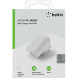 Darrahopens Electronics > Mobile Accessories BELKIN BOOST CHARGE 30W USB-C PD Wall Charger - White (WCA005auWH),Dual charging technologies USB-C PD 3.0 and PPS, Universally compatible