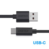 darrahopens Electronics > Mobile Accessories CHOETECH AC0004 USB-A to USB-C Charge & Sync Cable 3M Black