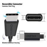 darrahopens Electronics > Mobile Accessories CHOETECH AC0004 USB-A to USB-C Charge & Sync Cable 3M Black