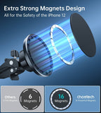 darrahopens Electronics > Mobile Accessories CHOETECH AT0004 Magsafe iPhone 12 Magnetic Car Mount Car Air Vent Phone Holder